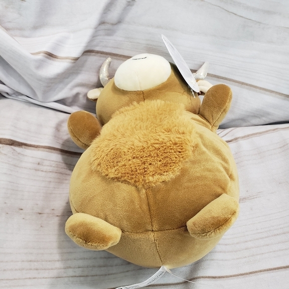 Squishmallows Wilfred Longhorn Cow HugMees Plush Stuffed Toy Hug Me 10 Inch 2022 - Picture 5 of 12